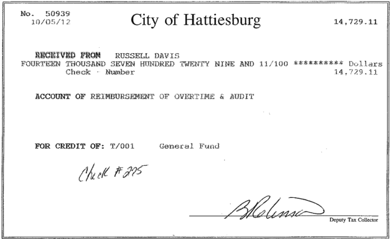 Mayor Johnny Dupree Cited “personnel matters” in Scheme: Russell Davis & Tim Pittmon Repaid Over $28,000