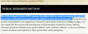 This information came from the department of Justice website https://www.justice.gov/criminal/pin