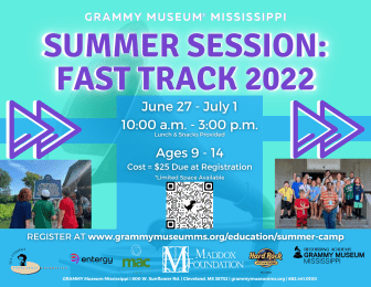 Registration open for GRAMMY Museum Mississippi Summer Session FastTrack
