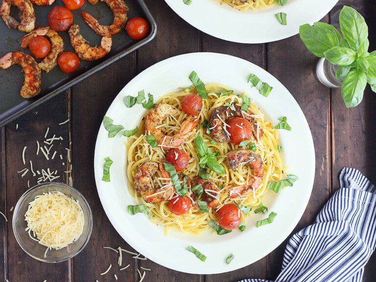 Royal Reds over Linguine