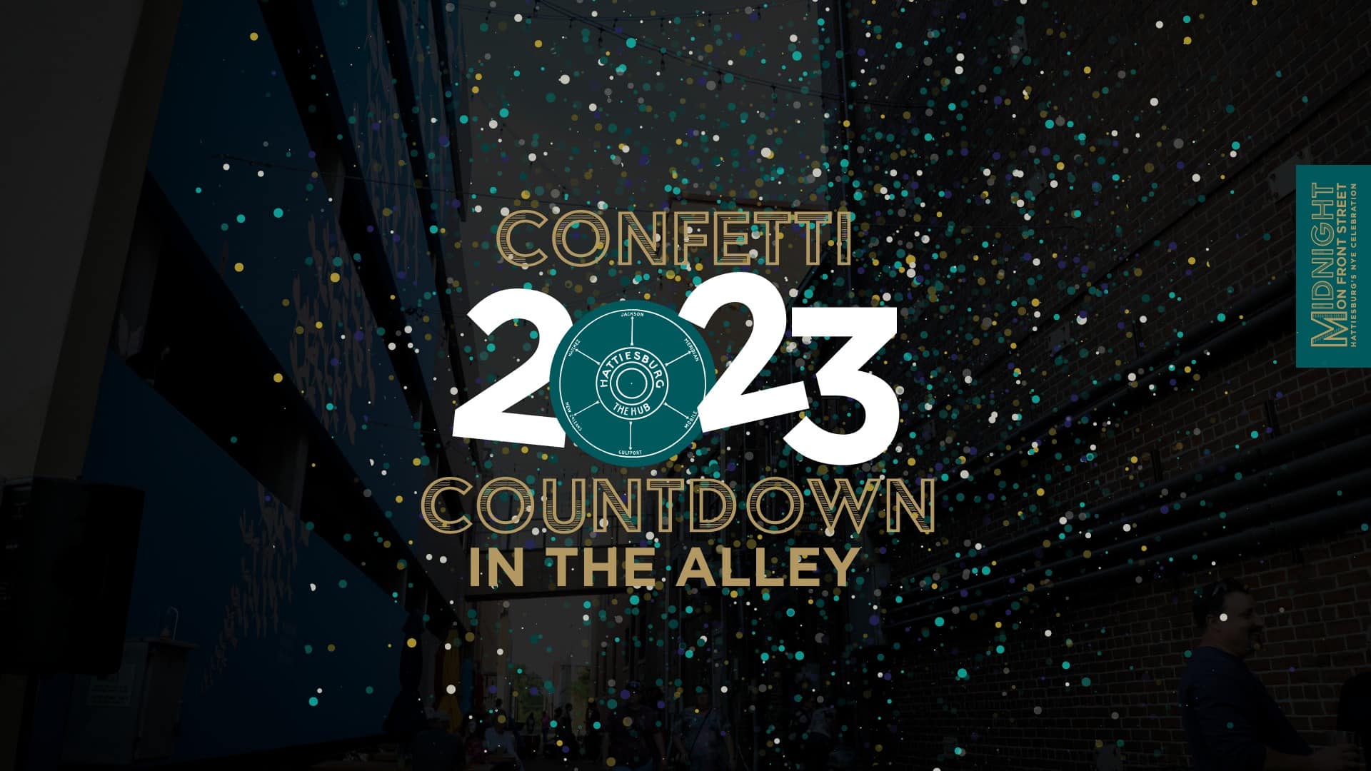 Confetti Countdown in the Alley