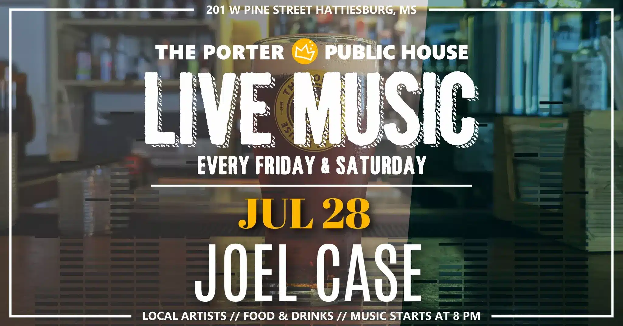 Joel Case at The Porter Hattiesburg Patriot News Media