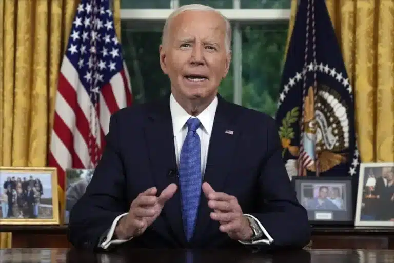 Biden uses Oval Office address to explain his decision to quit 2024 race